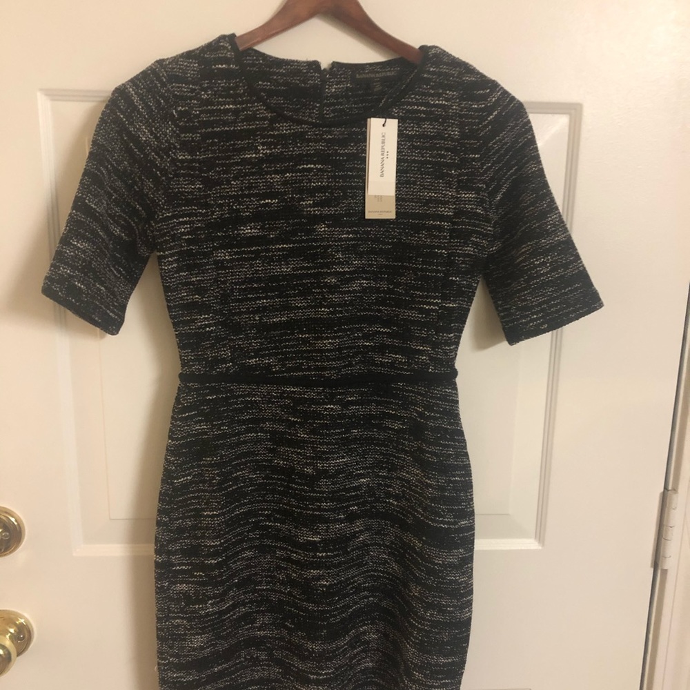 Banana Republic Textured Sheath Dress